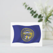 Nebraska Flag Briefkaart (Staand voorkant)