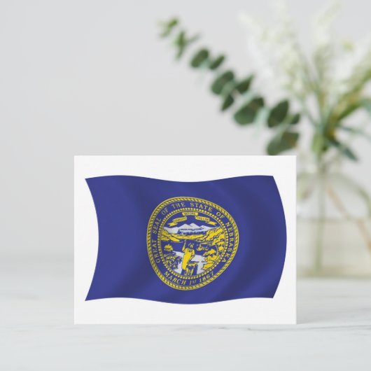 Nebraska Flag Briefkaart (Staand voorkant)