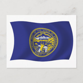 Nebraska Flag Briefkaart