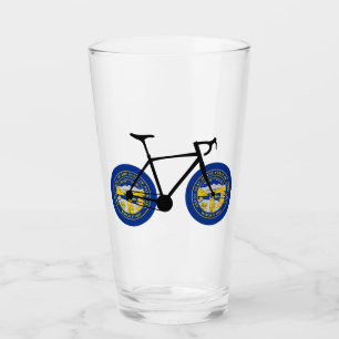 Nebraska Flag Cycling Glas