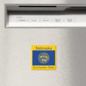 Nebraska Flag Magnet (Insitu (Vaatwasser))