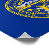Nebraska Flag Poster (Hoek)