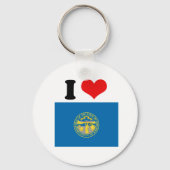 NEBRASKA FLAG SLEUTELHANGER (Voorkant)