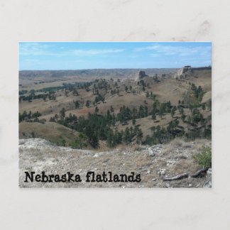 Nebraska flatlands (maak je een kijkje) briefkaart