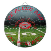 Nebraska Football - Aanpasbaar dartboard Dartbord (Voorkant)