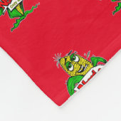 Nebraska Funny Cartoon maïskolf Fleece Deken (Hoek)
