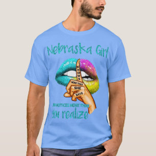 Nebraska Girl weet meer dan ze zegt T-shirt