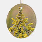 Nebraska Goldenrod Keramisch Ornament (Links)