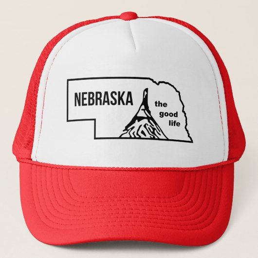Nebraska Good Life Mudflap Pet (Voorkant)