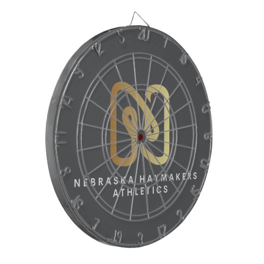 Nebraska Haymakers Dart Board Dartbord (Voorkant Links)