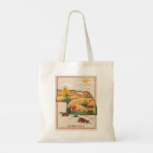  Nebraska Heartland Boerderij Scène Tote Bag (Achterkant)
