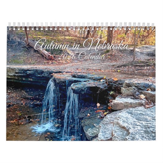 Nebraska Herfst 2026 kalender (Hoes)