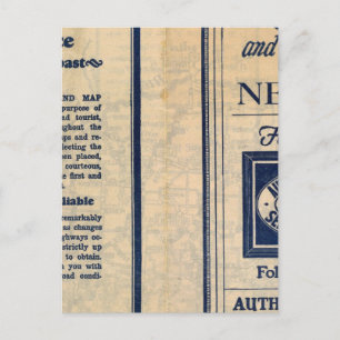 Nebraska Highway Map Briefkaart