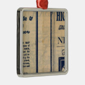 Nebraska Highway Map Metalen Ornament (Rechts)