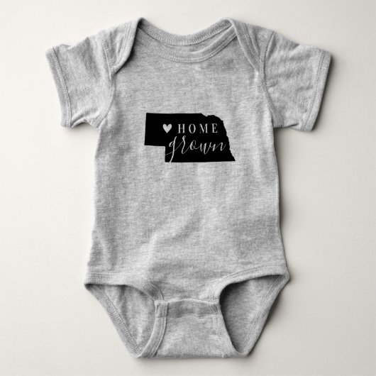 Nebraska Home Grown State T-shirt (Voorkant)