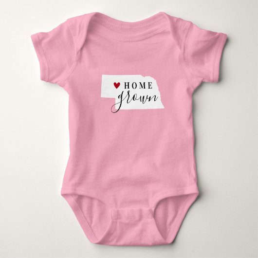 Nebraska Home Grown State T-shirt (Voorkant)