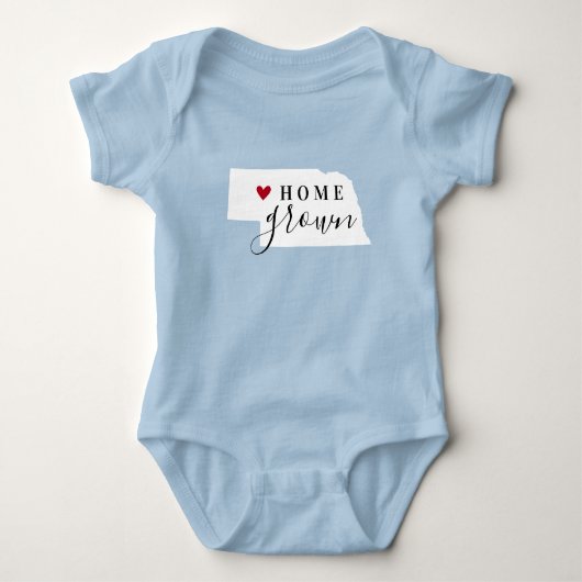 Nebraska Home Grown State T-shirt (Voorkant)