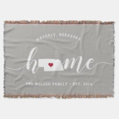 Nebraska Home State Persoonlijk Deken (Voorkant)