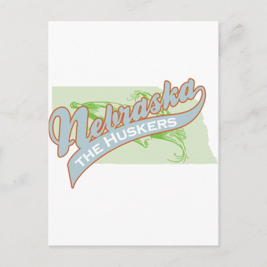 NEBRASKA HUSKERS BRIEFKAART (Voorkant)