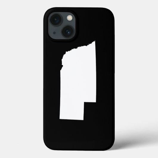 Nebraska in het wit Case-Mate iPhone case (Achterkant)