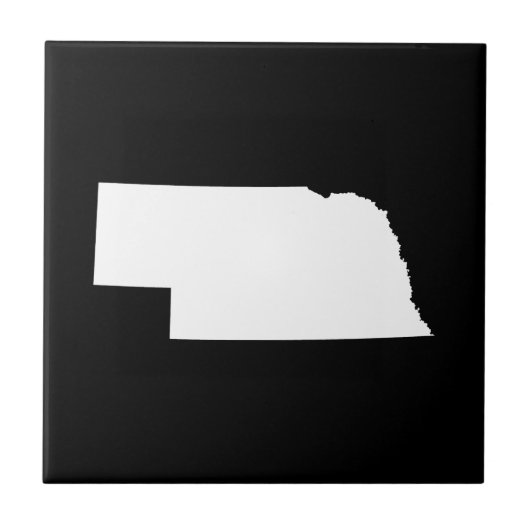 Nebraska in het wit tegeltje (Voorkant)