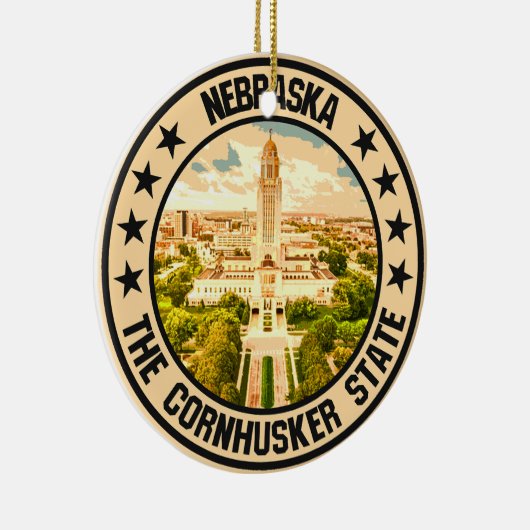 Nebraska Keramisch Ornament (Rechts)