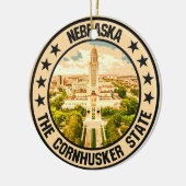 Nebraska Keramisch Ornament (Links)