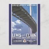 Nebraska Lewis en Clark Travel Briefkaart (Voorkant)