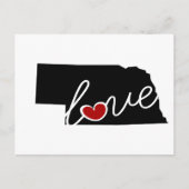 Nebraska Love.  Gifts for NE Lovers Briefkaart (Voorkant)