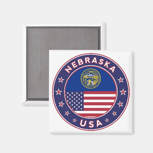 Nebraska Magneet (Voorkant / Achterkant)