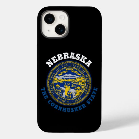 NEBRASKA MAÏSKOLVER STAATSVLAG Case-Mate iPhone CASE (Achterkant)
