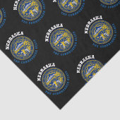 NEBRASKA MAÏSPLUKKER STAATSVLAG TISSUEPAPIER (Detail)