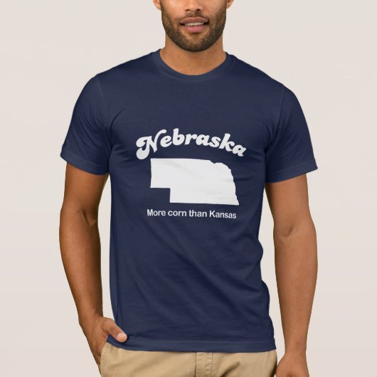 Nebraska - Meer maïs dan T-shirt van Kansas (Voorkant)
