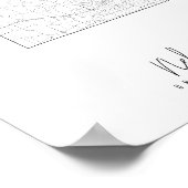 Nebraska Minimal Street Map Poster (Hoek)