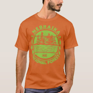 Nebraska National Forest Nebraska State Natuur Lan T-shirt