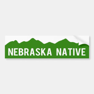 Nebraska Native - Colorado Mountains Sticker