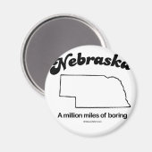 NEBRASKA - "NEBRASKA STATE MOTTO" T-shirts en Gea Magneet (Voorkant / Achterkant)