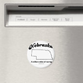 NEBRASKA - "NEBRASKA STATE MOTTO" T-shirts en Gea Magneet (Insitu (Vaatwasser))