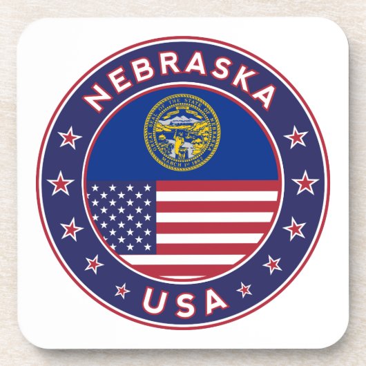 Nebraska, Nebraska-telefoonbehuizing, Nebraska-sti Bier Onderzetter (Voorkant)