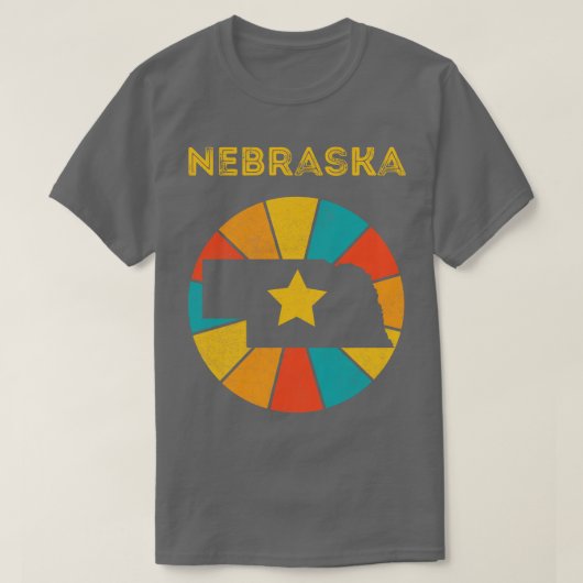 Nebraska  noodlijdend souvenir 1 t-shirt (Design voorkant)