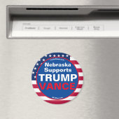 Nebraska ondersteunt TRUMPS VANCE koelkast Magneet (Insitu (Vaatwasser))