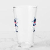 Nebraska Patriotic Pride gepersonaliseerd Glas (Links)