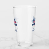 Nebraska Patriotic Pride gepersonaliseerd Glas (Rechts)