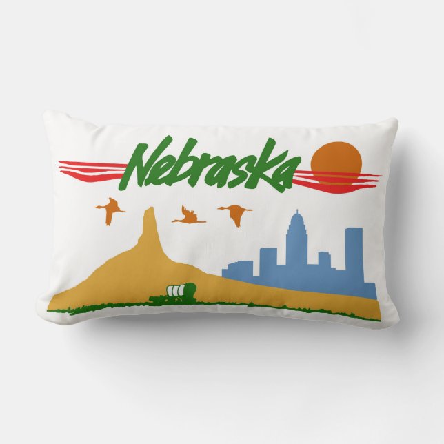  Nebraska Pillow Kussen (Voorkant)