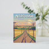  Nebraska Postcard Briefkaart (Staand voorkant)