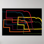 nebraska pride blur poster (Voorkant)