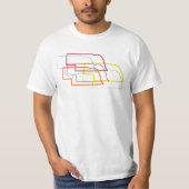 nebraska pride blur t-shirt (Voorkant)