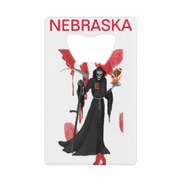 Nebraska Reaper Creditkaart Flessenopener