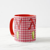 Nebraska Red 15 oz Ringer Mok (Voorkant links)