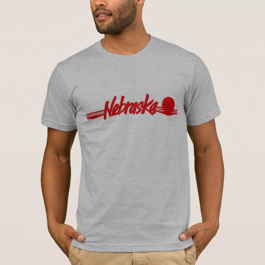 Nebraska Red Sunset Shirt (Voorkant)